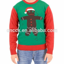 15CSU083 Biscuit Ninja Motif Christmas Sweater Holiday Sweater
